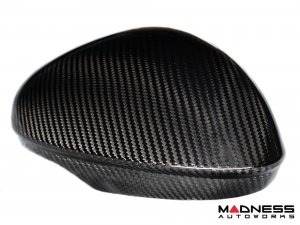 Alfa Romeo Giulia Mirror Covers - Carbon Fiber - Caps - Feroce Carbon